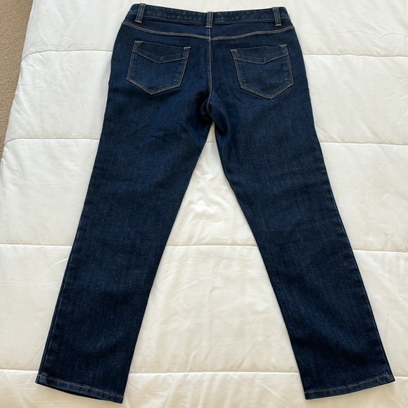 Lands’ End Dark Wash Jeans - Picture 3 of 6